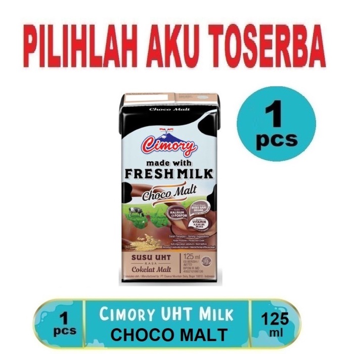 Susu CIMORY CHOCO MALT MINI 125 ml - ( HARGA 1 pcs )