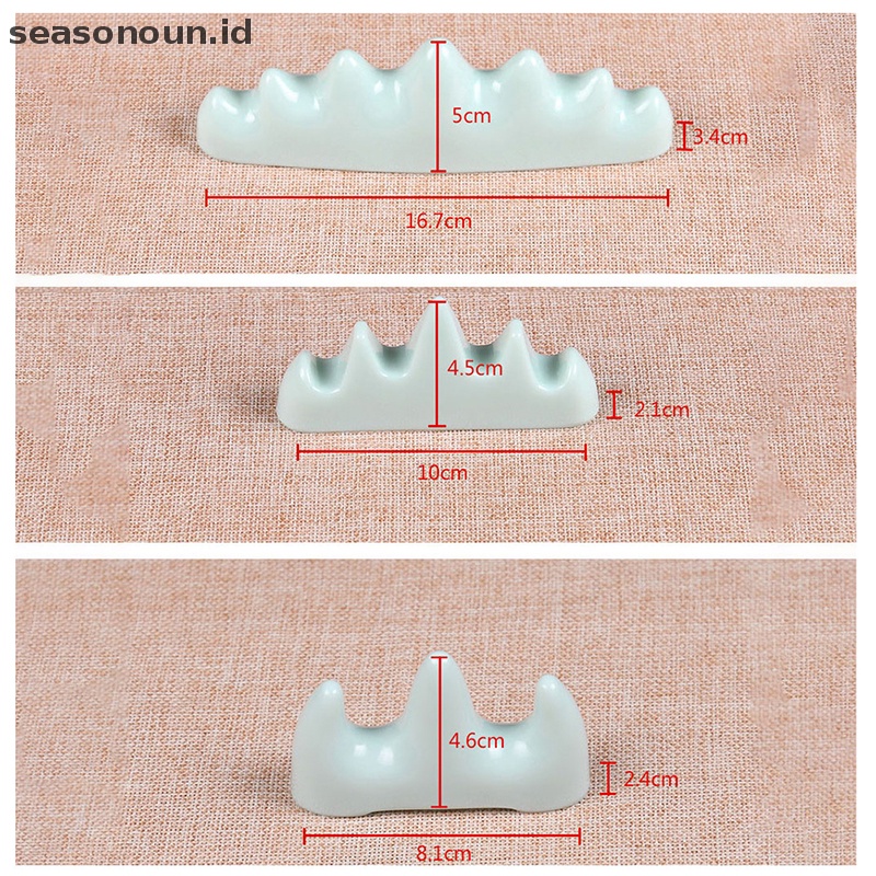 Seasonoun 1pcs Ceramic Wrig Brush holder Tempat Pulpen Kaligrafi China Untuk Paing.