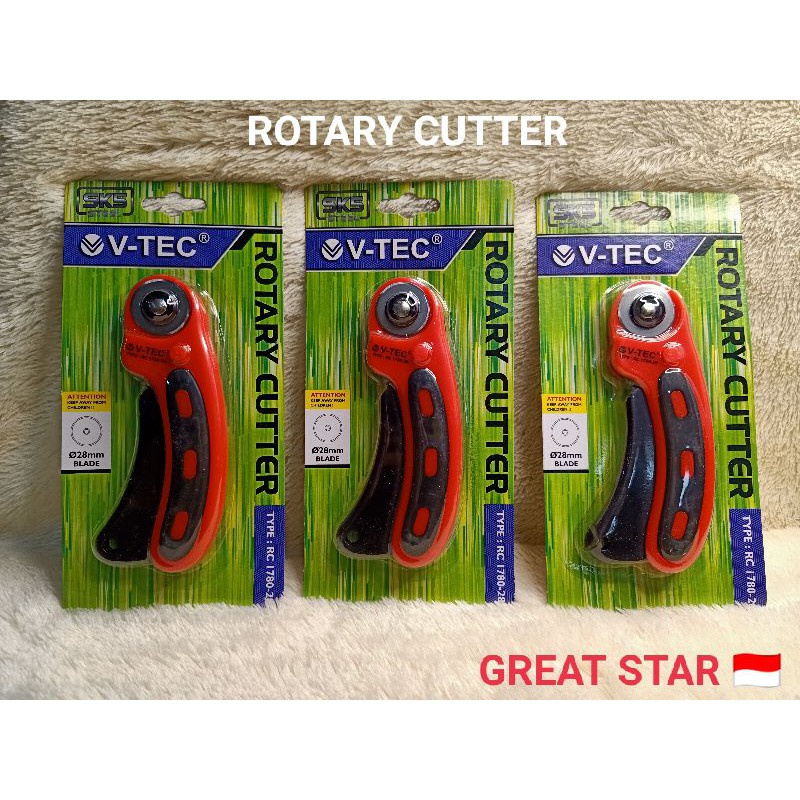 

ROTARY CUTTER 28 MM PEMOTONG KAIN,KULIT 1780-28