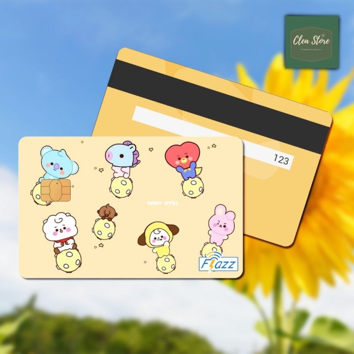 KARTU FLAZZ BCA GEN 2 / EMONEY - Baby BT21 Planet