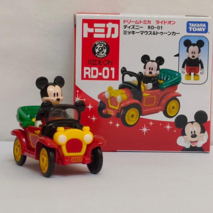 Tomica Ride On RD-01 Mickey mouse toon car Disney motors takara tomy