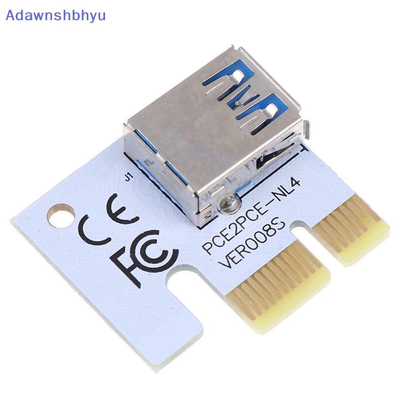 Adhyu USB 3.0 PCI-E 1X Ke 16X Kabel Ekstensi Tambang PCI-E Dipanjangkan Line Card Adapter ID