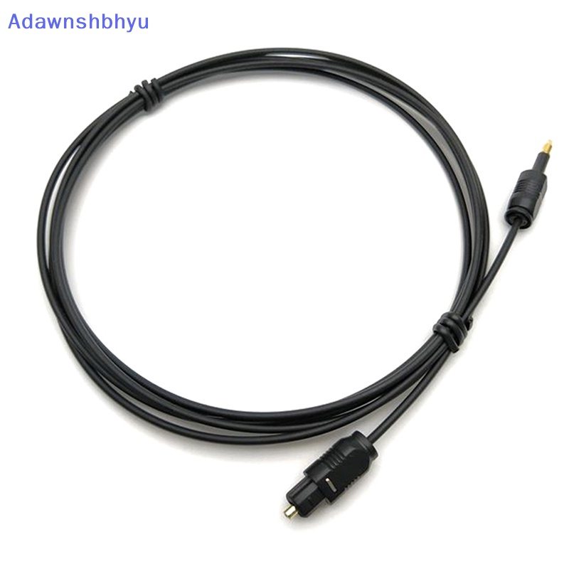 Adhyu 1.96Ft Toslink Male to Mini Plug 3.5mm Male Digital Optik SPDIF Kabel Audio ID