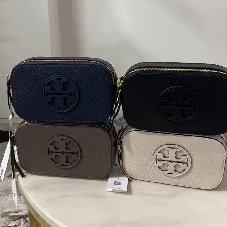 Original 2023 New Tory Burch Lady‘s  Counter Latest Miller Series Four Colors Mini Lychee Print Leat