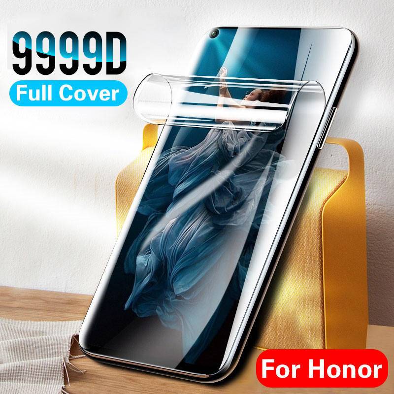 4pcs Pelindung Layar Anti Cahaya Biru Untuk Honor X40i X40 GT X30i X30 MAX X20 X9 X9A X8 X8A X7 X7A X6 X5 Film Hidrogel Bening Untuk Honor V40 Lite V30 Pro V8 View 40 20 30 Pro SE