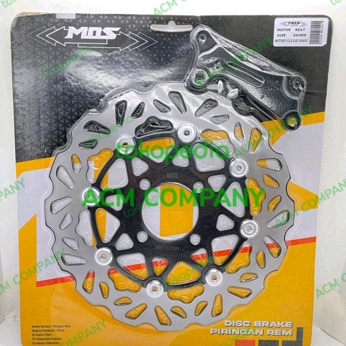 Disc Piringan Cakram 260mm Plus Breket Copy Daytona Beat Vario Scoopy - M.Tdr 260mm