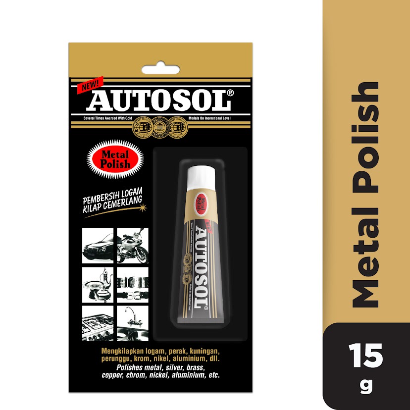 Autosol Metal Polish - 15gr Pembersih Logam Kilap Cemerlang