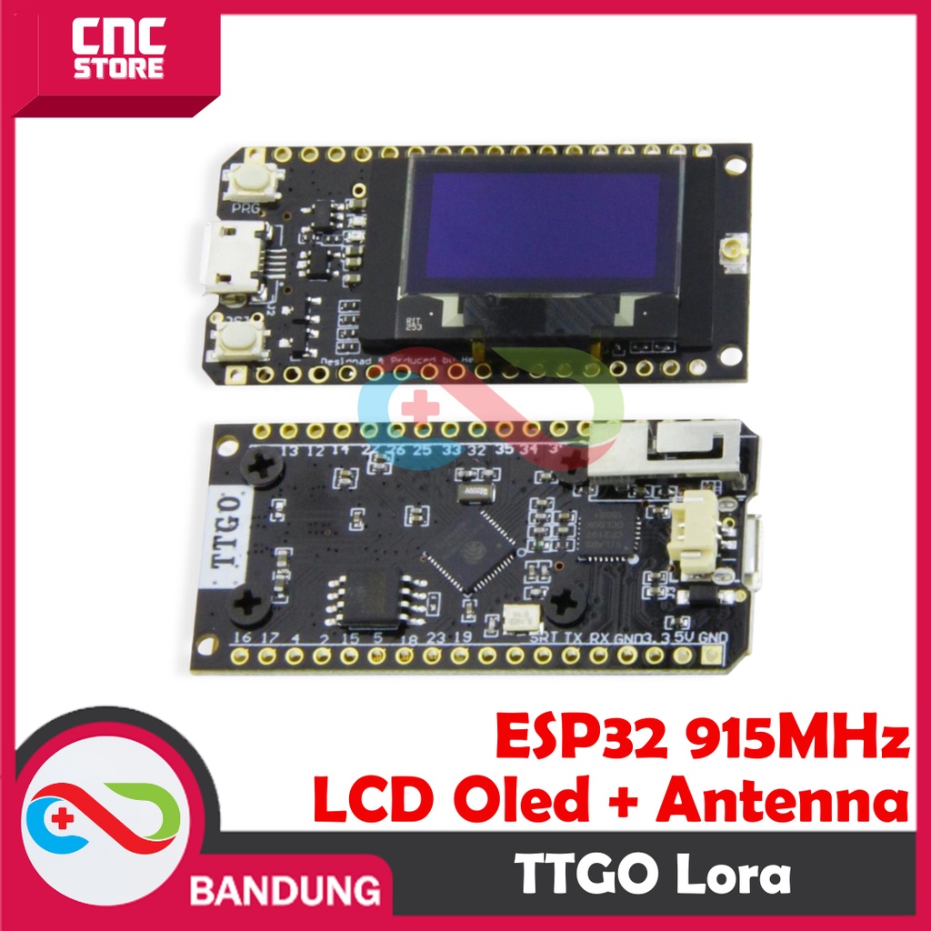 TTGO LoRa ESP32 915MHz SX1276 LCD OLED Bluetooth WIFI Antenna