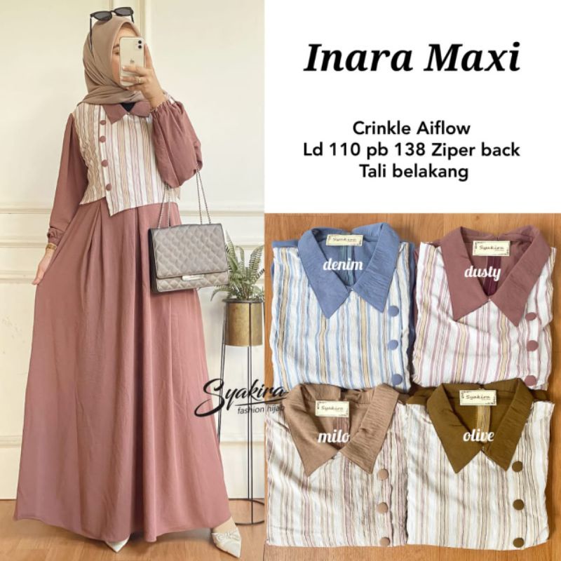 INARA MAXI ORI SYAKIRA | Crinkle Airflow