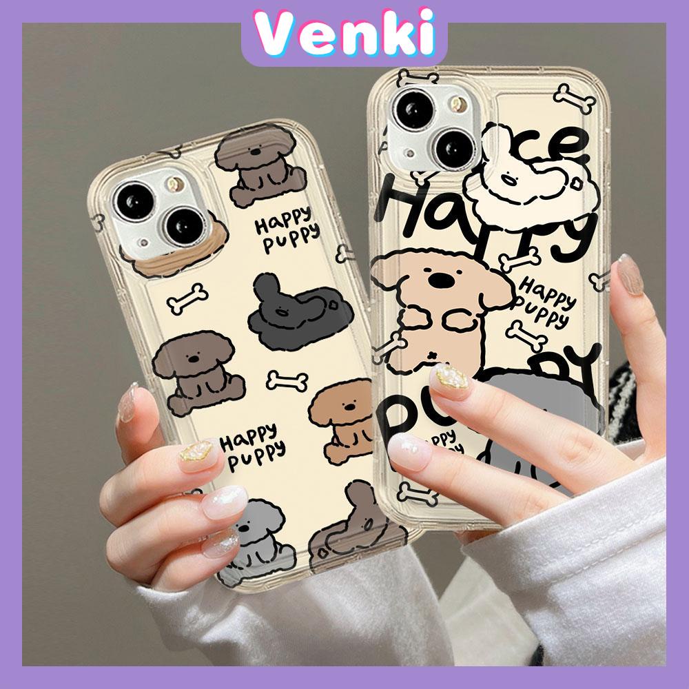 VENKI - For iPhone 11 Case Clear Phone Case TPU Soft Case Airbag Shockproof Protection Camera Cute Multi Shape Dog Compatible with iPhone 14 13 Pro Max iPhone 12 Pro Max XR XS 7 8