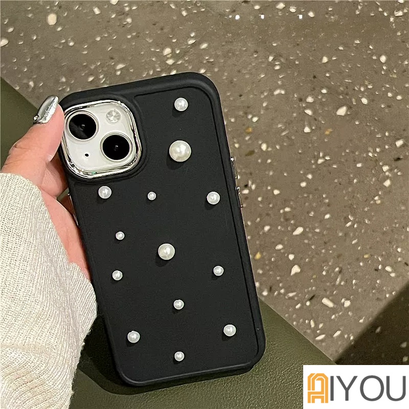 Casing iPhone Mutiara Electroplated Simple Untuk Iphone7 8 7P X XS XR 11 11ProMax 12 12Pro 12ProMax 13 13Pro 13ProMax 14Pro Anti Jatuh Silikon TPU Soft iPhone 11 case 14ProMax case