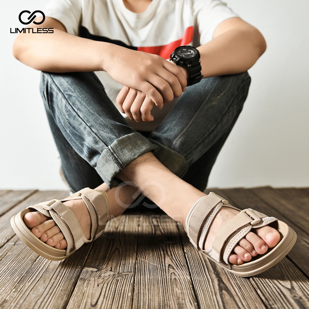 Sandal Slip On Pria Keren Kekinian Sendal Selop Cowok Terbaru 2023 Sandal Pria Casual Slide Distro Casual Premium