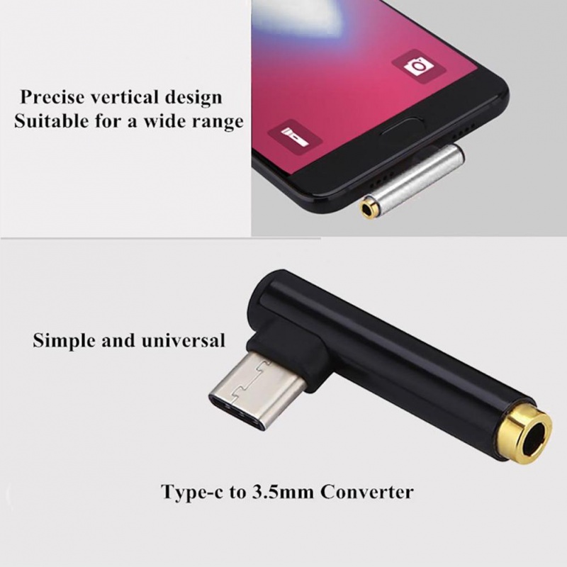 Usb Tipe C 3.5 Jack Earphone Adapter USB C Ke 3.5mm Headphone AUX Audio Adapter Kabel Untuk Huawei Tipe C Ke 3.5mm