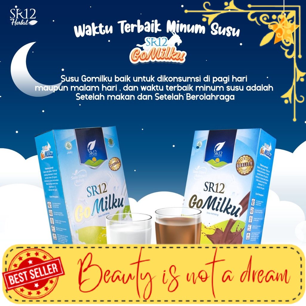 

Susu Kambing SR12 Gomilku 200gr Go Milku Susu Bubuk Etawa Halal