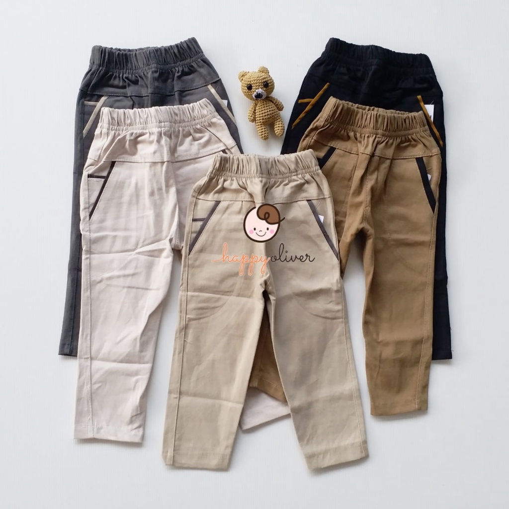 HappyOliver CELANA CHINO PANJANG    Celana Anak 1thn s/d 9thn Laki-laki Dan Perempuan Bisa Pilih