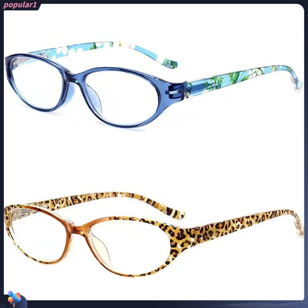 Populer Kacamata Baca Nyaman Portable Bunga Vintage Ultra Ringan Frame