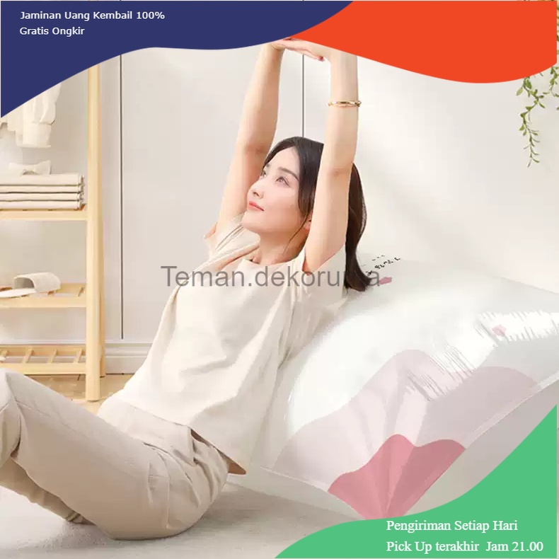 TD - DPR SHANJU Plastik Vakum Baju Compression Bag Various Size 5 PCS with Pump - FL22