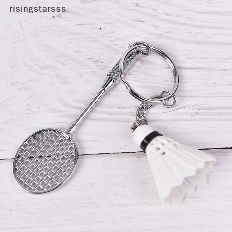 Rsid Span-new Raket Badminton mini Bola Olahraga keyring Gantungan Kunci Tempat Tas Liontin charm Jelly