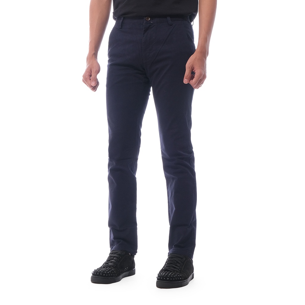 Philip Roth Slim Fit Chino Pants Navy