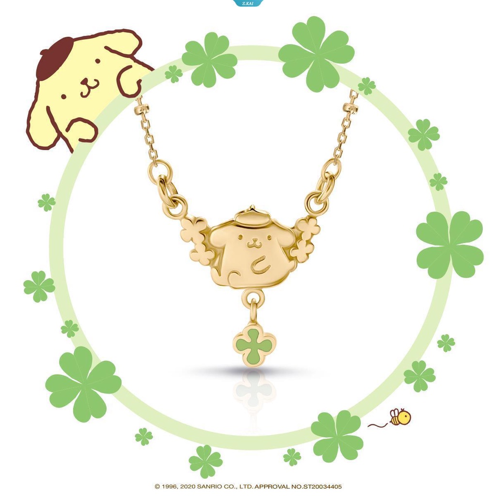 Pom Pom Purin925 Sterling Silver Lapis Emas Ringan Liontin Kalung Gadis Manis Klavikula Kalung [ZK]