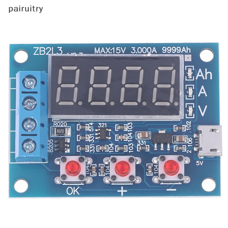 Prt ZB2L3 Capacity Tester Debit Beban Luar 1.2-12V Dengan Dua Resistor PRT