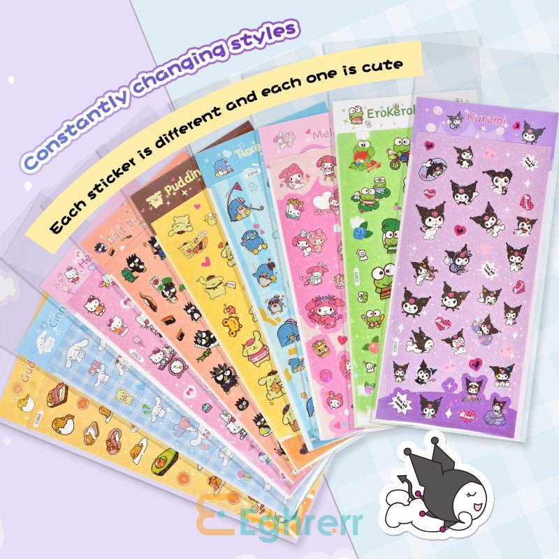 

COD✨sanrio stiker lucu kartun karakter stiker anak-anak sticker kuromi melody cinamoroll hellokitty digunakan untuk menghias notebook cangkir air-EG