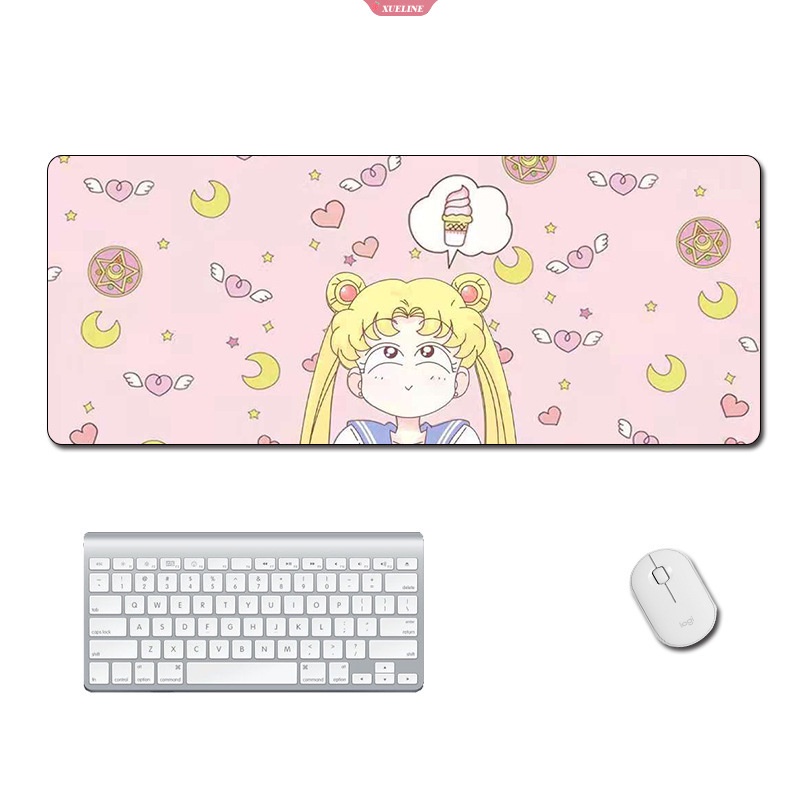 Anime Cardcaptor Sakura Mouse Pads Kinomoto Sakura Keroberos Cute Mousepad Manga Komputer Keyboard Pad Aksesoris Alas Meja [ZXL]