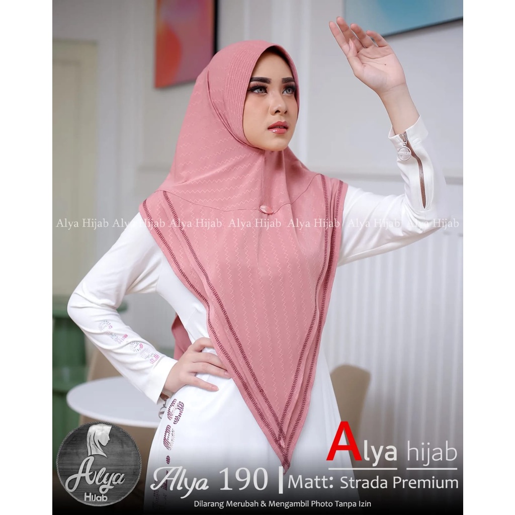 Jilbab Instan Jumbo Picot Alya190 By Aura Busana