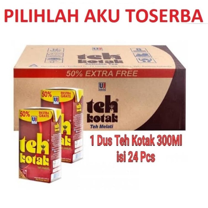 

New Arrival TEH KOTAK ULTRA JASMINE 300 ML - ( 1 DUS ISI 24 PCS)