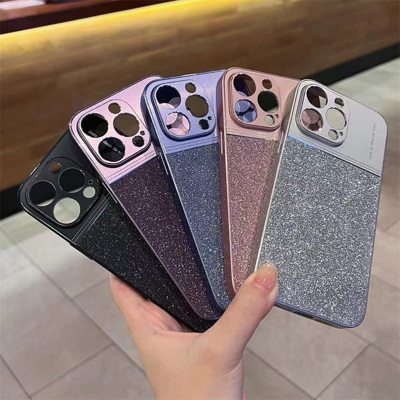 Casing Kedip Mewah iPhone 14 Pro Max case Iphone12 13 Pro Max14 Plus Tertutup Penuh Perlindungan shockproof shockproof shockproof hard back cover