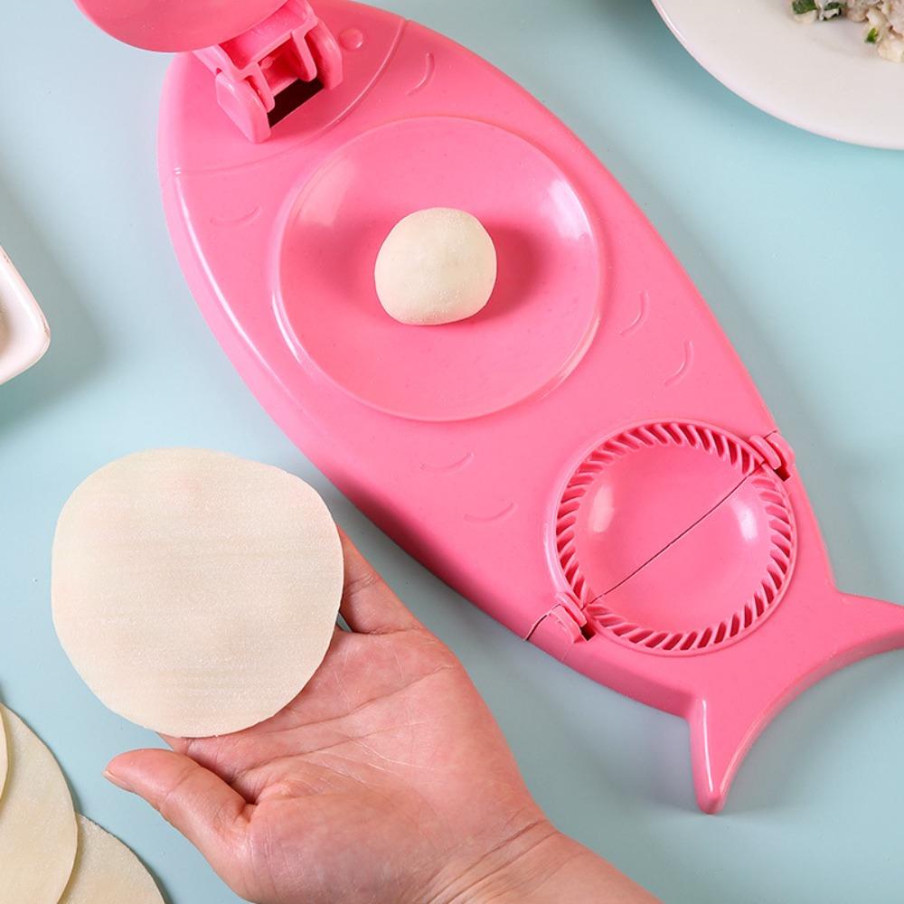 [Elegan] Alat Press Kulit Pangsit Praktis Dapur Manual 2in1 Dumpling Press Mold