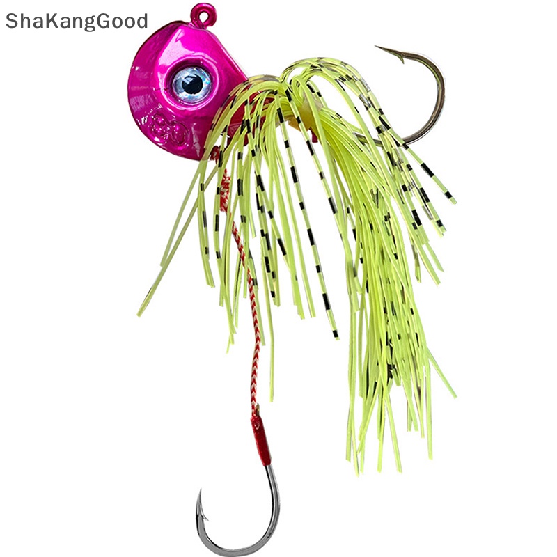 Skid fishing hook Deep sea fishhook 40g-100g Kepala Perahu Pancing head hook SKK