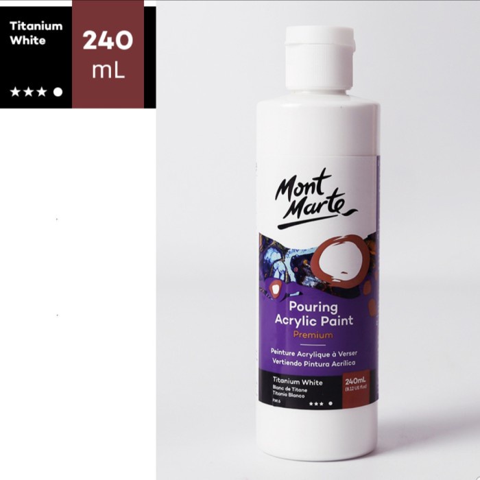

Mont Marte Pouring Acrylic Paint 240ml - Coral