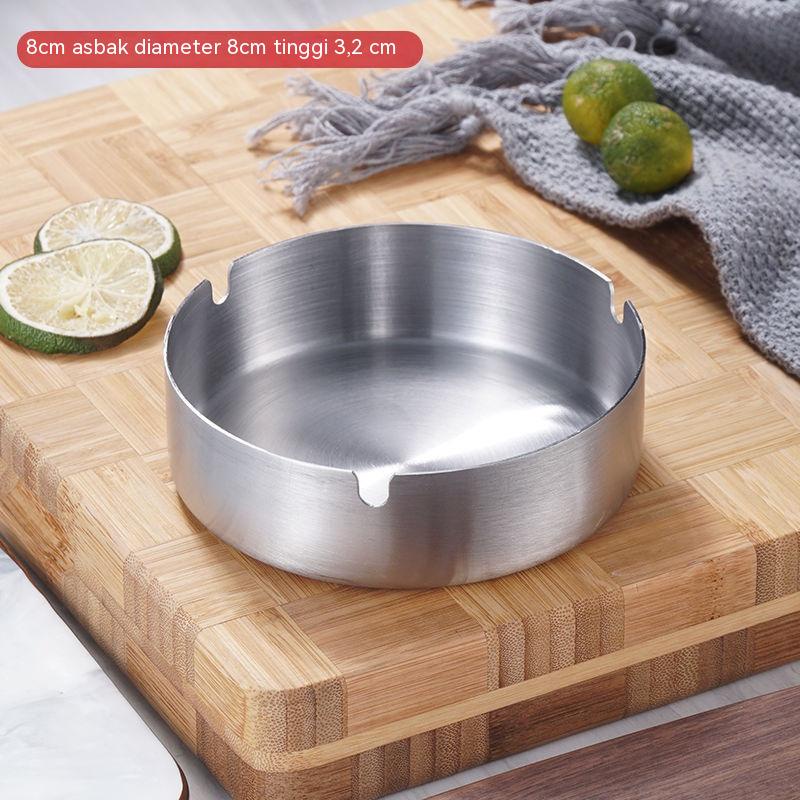 Asbak Tebal/Stainless Steel Kreatif/Fashion Ruang Tamu/Besar Tahan Angin/Anti Jatuh/Rumah/Hadiah/KTV