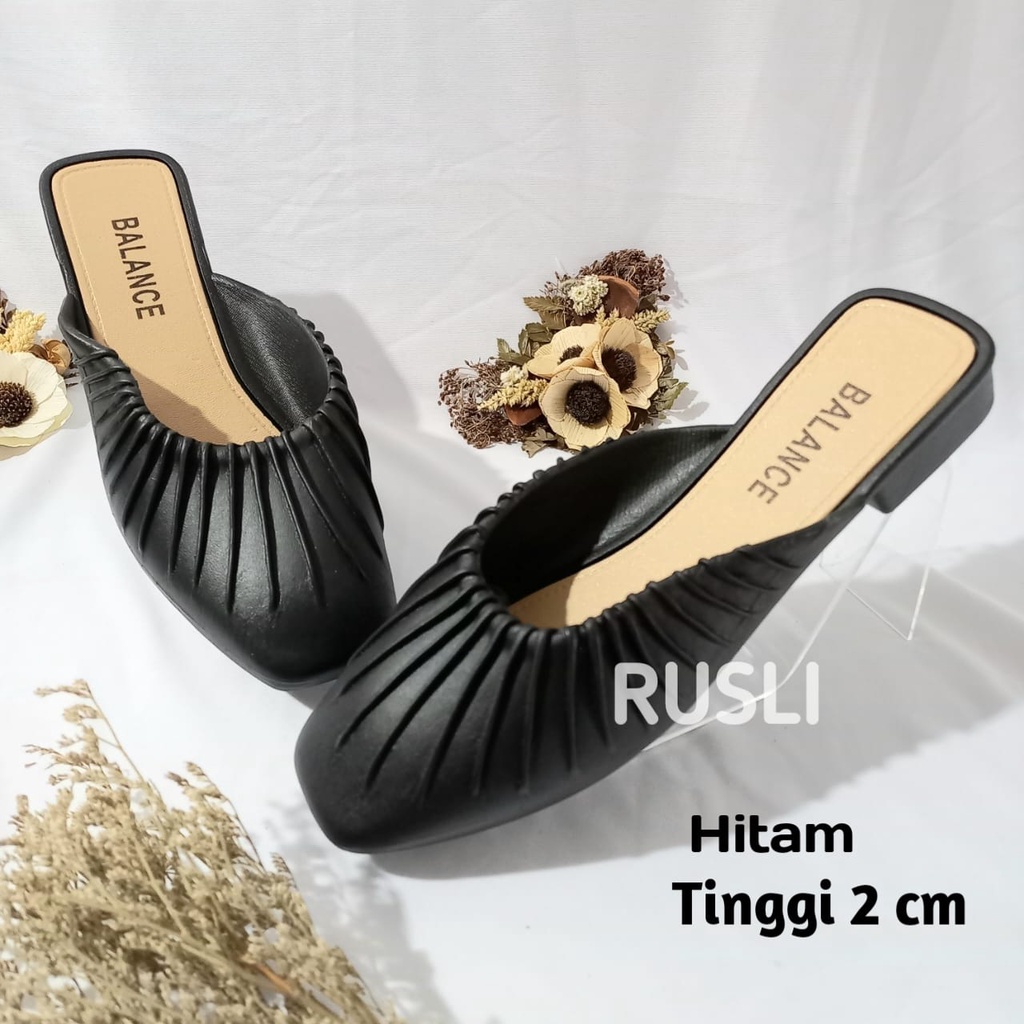 Sandal Sepatu Wanita Jelly Import Motif Siput Balance 2029-1A