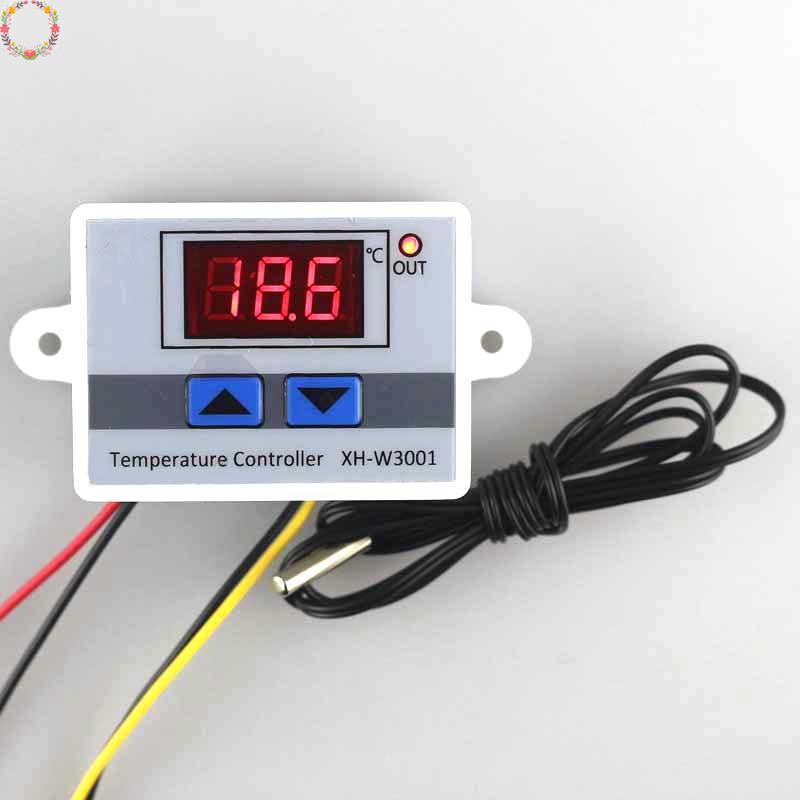 12v 220V Digital LED Temperature Controller 10A Thermostat Control Switch-Probe