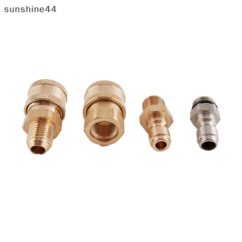 Sunshine Tembaga1 /4 Mesin Cuci Tekanan Tinggi Quick Coupling Water Gun Hydraulic Coupler ID