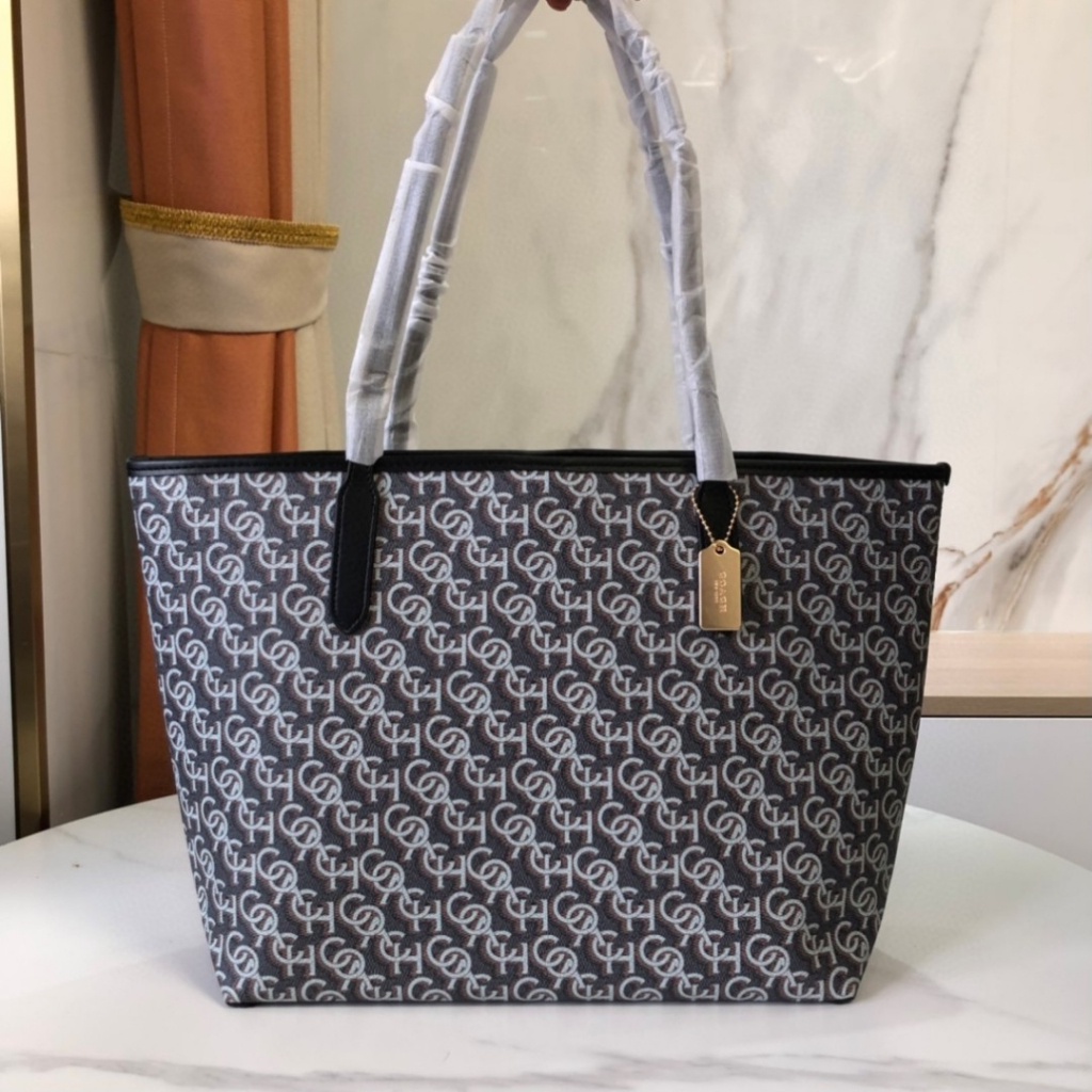 Coach Outlet City Tote In Signature Canvas