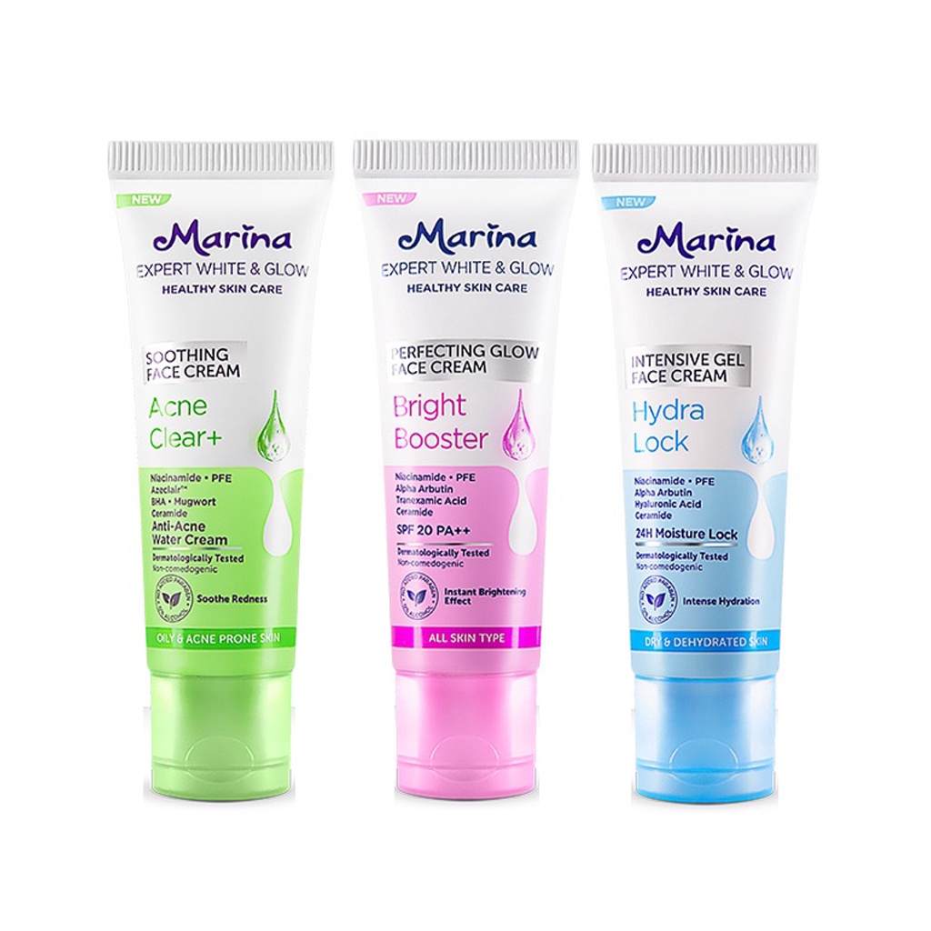 Marina Expert White &amp; Glow Face Cream - 20ml