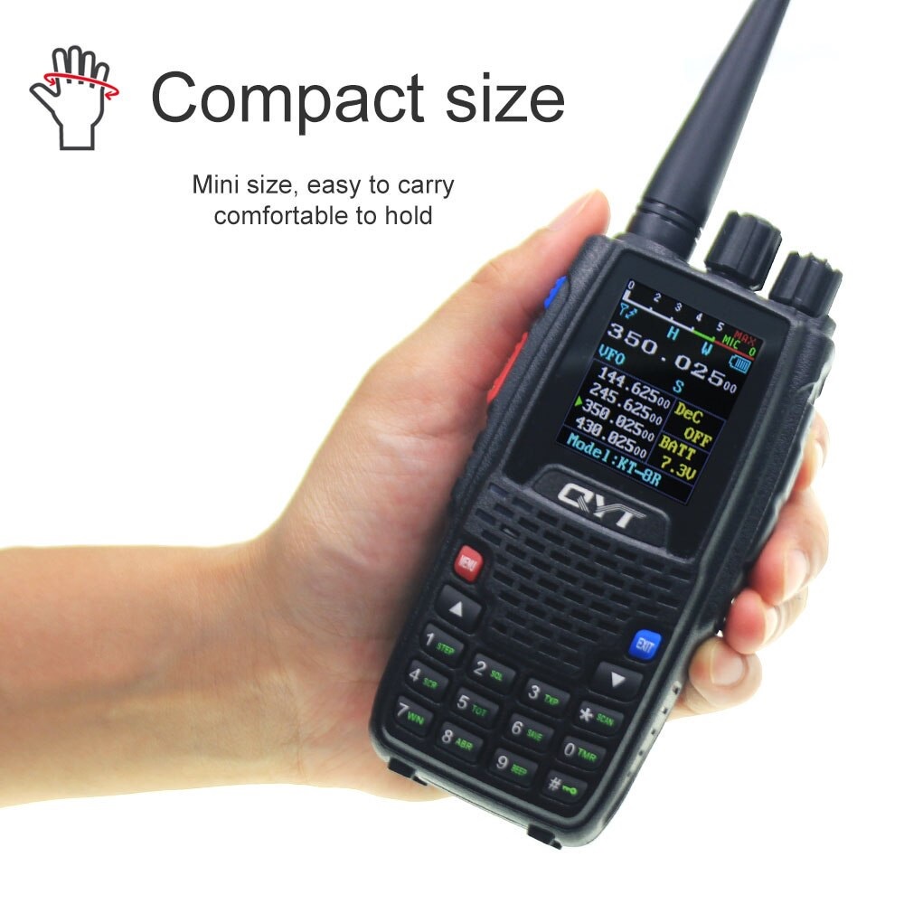 QYT KT-8R - Two-Way Radio Quad Band Radio Walkie Talkie 5W Power