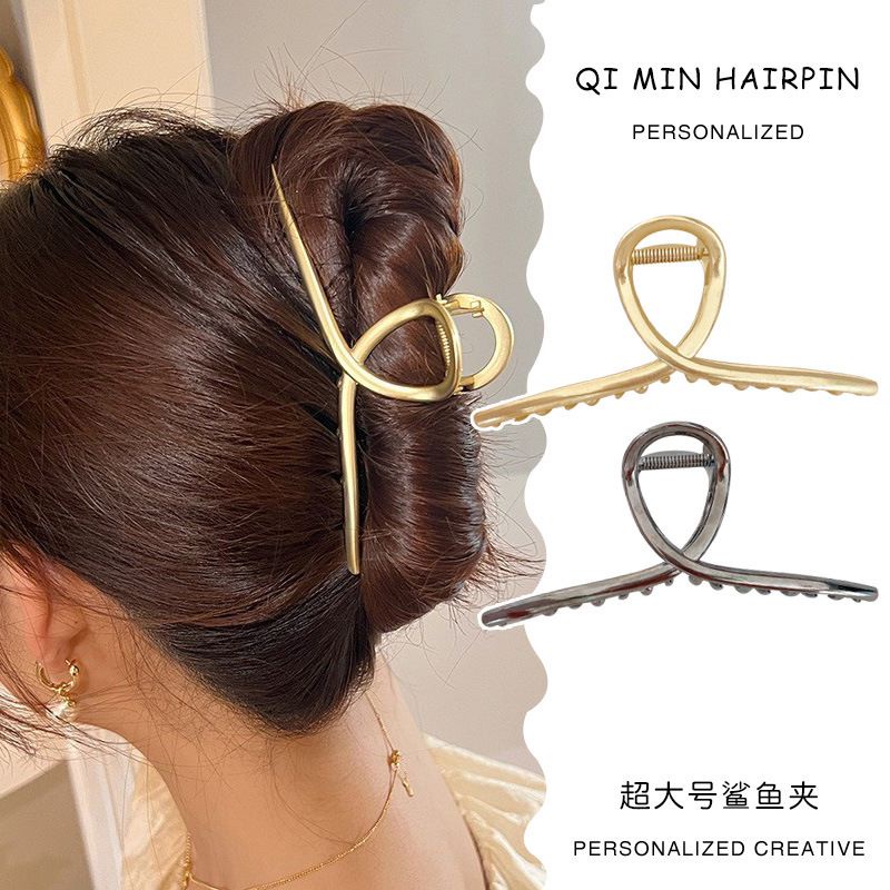 Jepit Rambut Korea Jedai Fashion Besar 14CM Wanita Elegan High Quality Impor