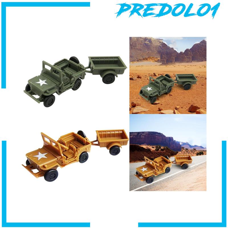 [Predolo1] Kit Model Mobil Skala 1:72 Kit Bangunan Puzzle Untuk Hadiah Anak Micro Landscape