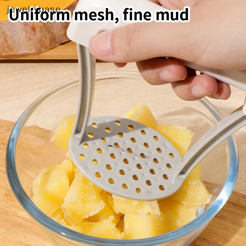 [jewelrybase] Kitchen Potato Masher Alat Penghancur Press Kentang Sayur Buah Plastik Butik