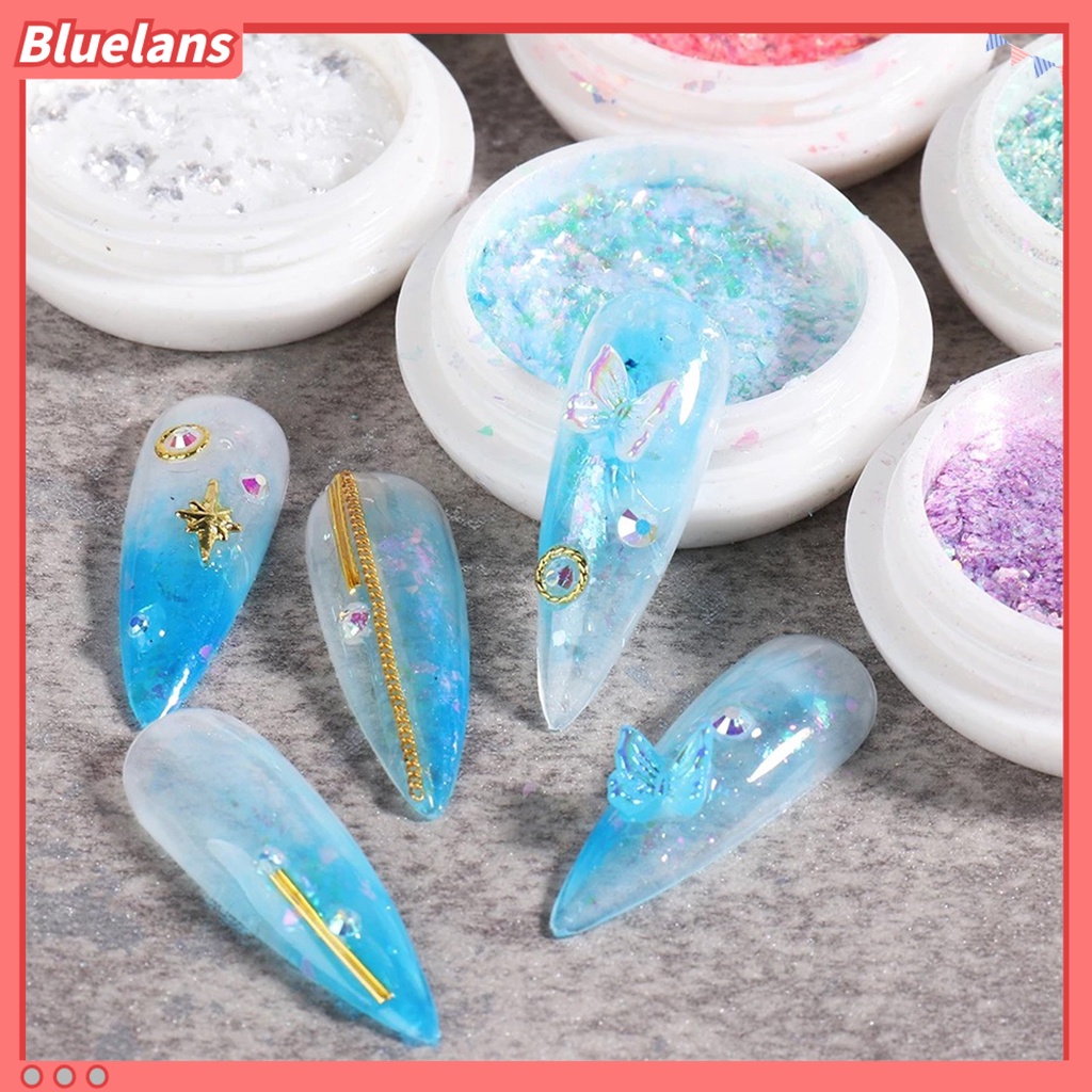 [BLM] Glitter Kuku Tekstur Halus Multi Guna Nair Art Fashion Nail Glitters Dekorasi Untuk Salon Kuku