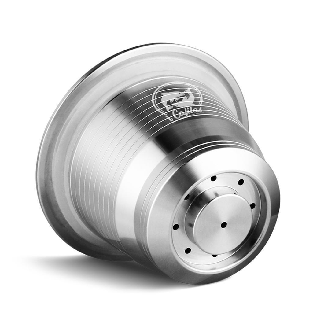 Pod Filter Kapsul Kopi Isi Ulang Dengan Sendok Untuk Nespresso Tanpa Tamper