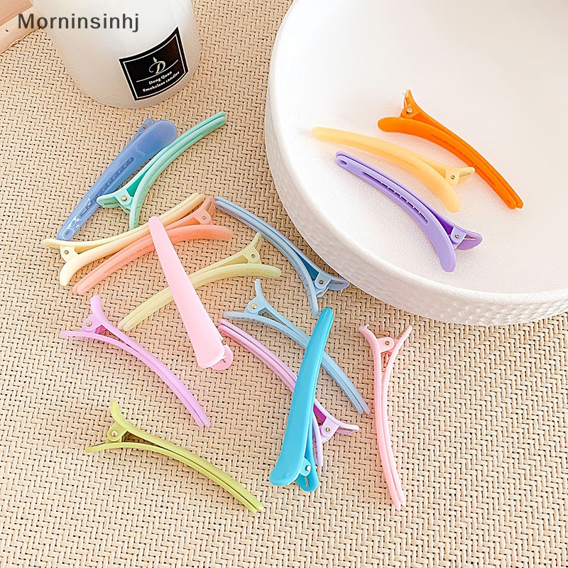 Mornin 10Pcs Gadis Seamless Klip Rambut Klip Poni Klip Satu Kata Hair Clip Duckbill Clip id