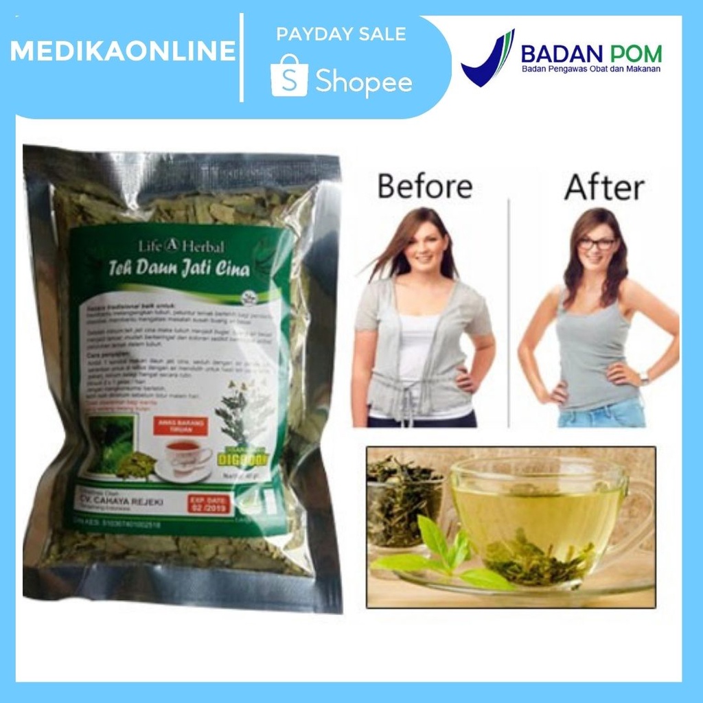 

Teh Pelangsing Daun Jati Cina Original 100% alami Herbal Teh Pelangsing Penurun Berat Badan - Medikaonline