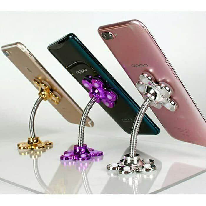 COD SM88 Holder HP Universal Gurita VIP Flower Stand Handphone Flexible 360 WARNA WARNI