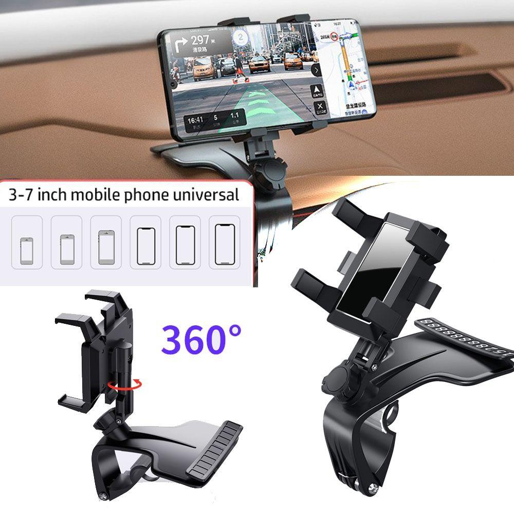 Populer Holder Telepon Mobil Panel Instrumen Universal GPS Navigasi Untuk Dash Cam Car Spion Stand