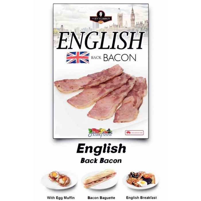 

Sven's Choice English Back Bacon Slice 250 Gr